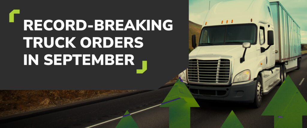 Record-Breaking Truck Orders in September!