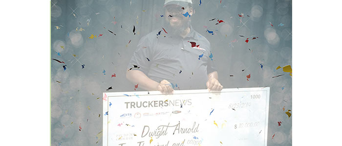 Winner of the 2019 Trucking's Top Rookie is....