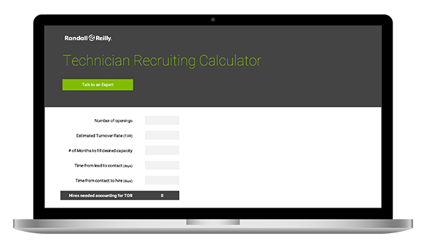 technician recruiting calculator