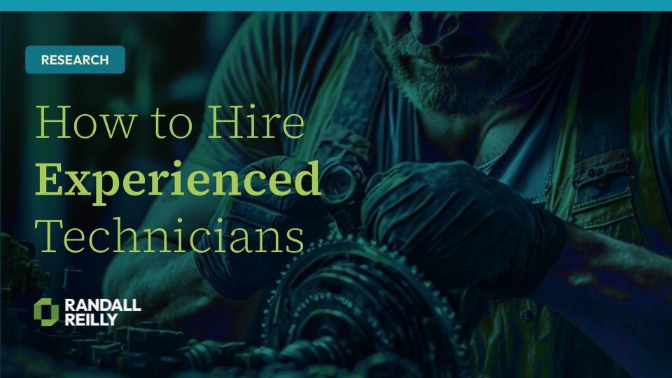 How to Hire Experienced Technicians Research
