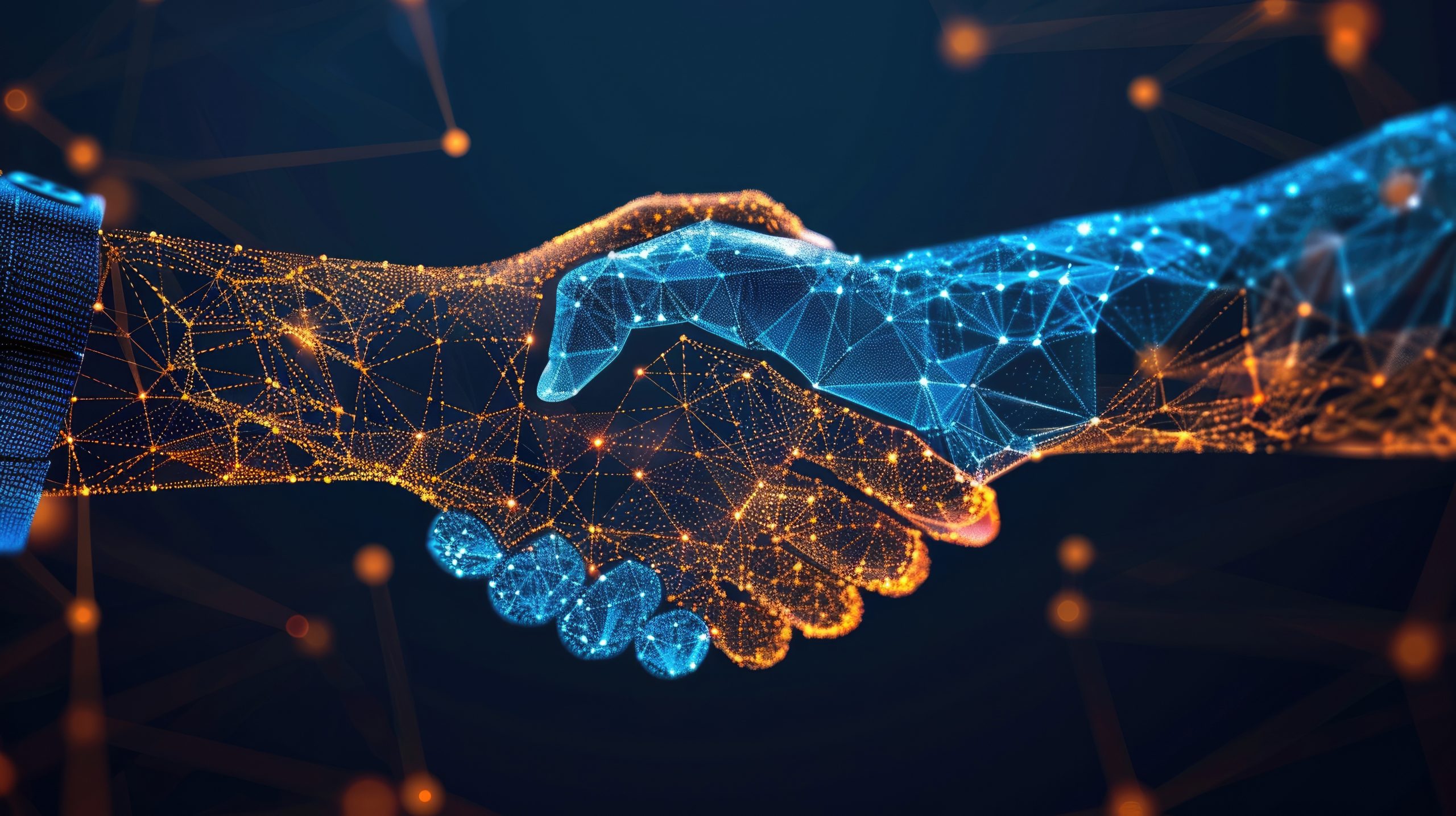technology handshake - Randall Reilly technological handshake, RPO, partners, Randall Reilly RPO