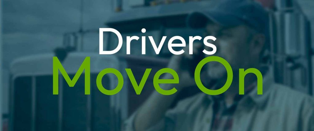 drivers are moving on